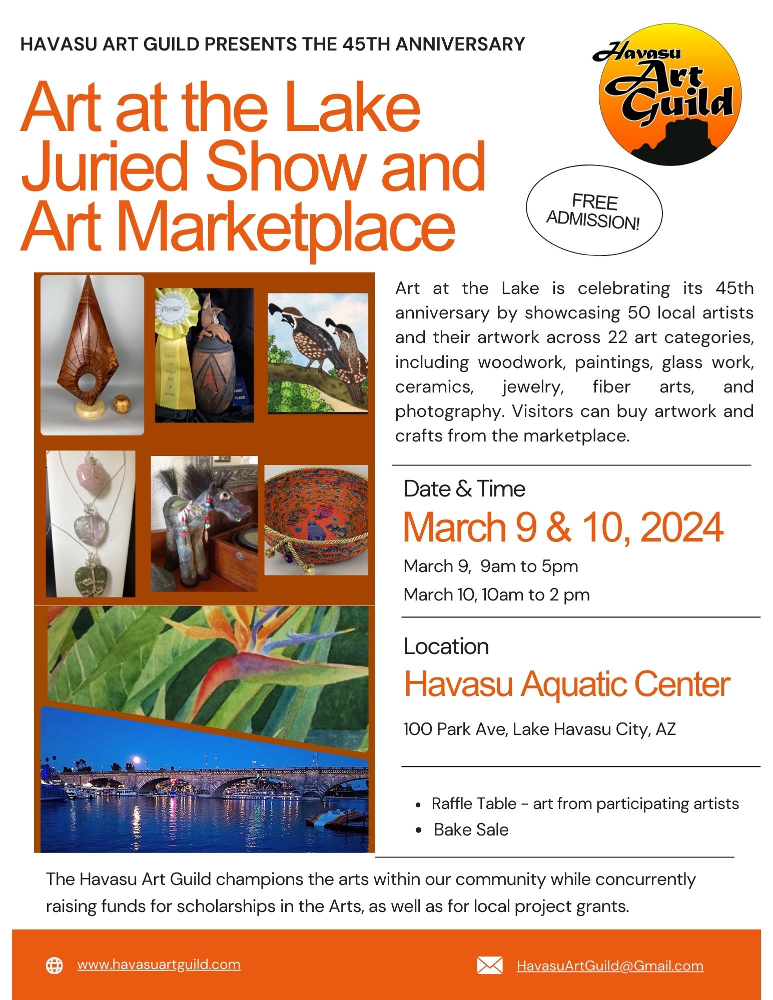 Havasu Art Guild – Art at the Lake Juried Show and Art Marketplace